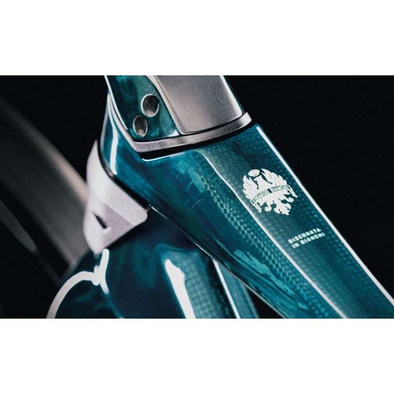 Bianchi Vélo Route Carbone Dura Ace Di2 - OLTRE RC 140th - 2025 - inked dark celeste / carbon UD CK16 / full glossy – Image 3