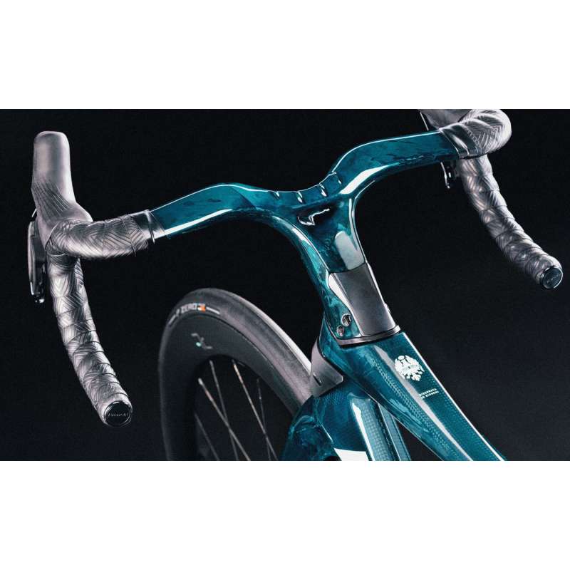 Bianchi Vélo Route Carbone Dura Ace Di2 - OLTRE RC 140th - 2025 - inked dark celeste / carbon UD CK16 / full glossy – Image 2