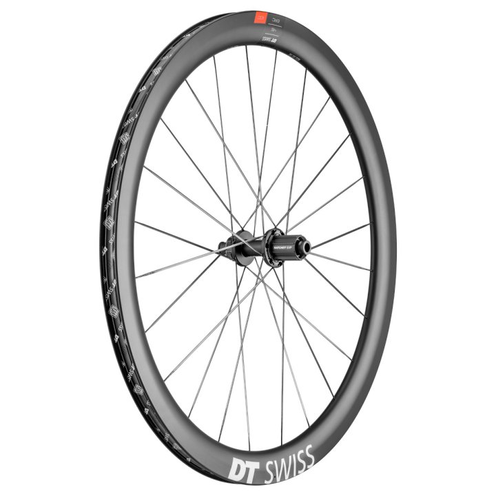 DT Swiss ERC 1100 DICUT 45 Paire de Roues - 28" | Carbone | Clincher | Centerlock - 12x100mm | 12x142mm - noir – Image 5
