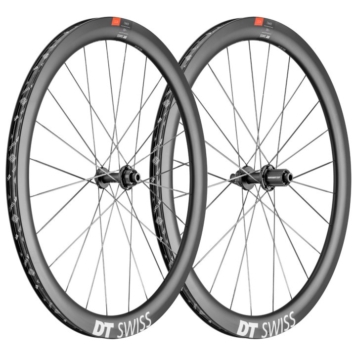 DT Swiss ERC 1100 DICUT 45 Paire de Roues - 28" | Carbone | Clincher | Centerlock - 12x100mm | 12x142mm - noir