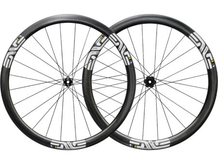 Roues de route en carbone Enve SES 3.4 Champion du monde 39/43 mm, sans chambre à air, pour freins à disque, saison 2024-2025