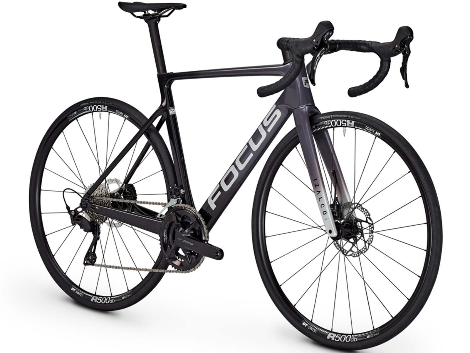 Vélo course carbone Focus Izalco Max 8.7 steelgrey/blackmetallic - 12v 105 mécanique 2026 – Image 2