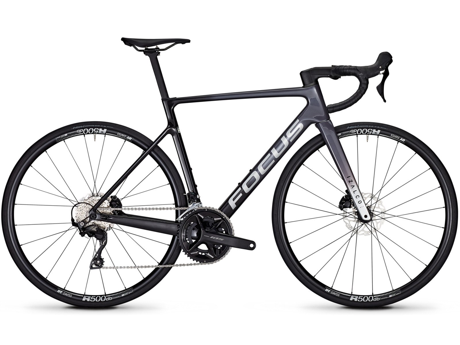 Vélo course carbone Focus Izalco Max 8.7 steelgrey/blackmetallic - 12v 105 mécanique 2026