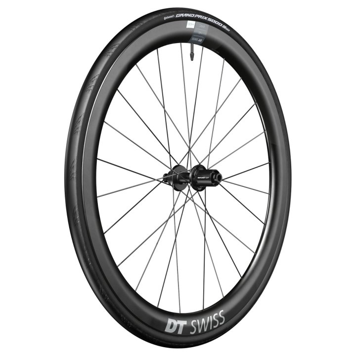 DT Swiss | Continental Système de Roue WTS - Set ERC 1400 DICUT 45 + Pneu Pliable Aero 111 / GP 5000 S - 28" | 12x100/12x142mm - HG-L / XDR – Image 3
