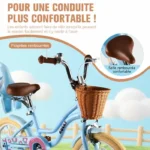 Vélo Enfant Rully – Roues 12 pouces Stabilisateurs – Guidon/Selle réglables – Image 8